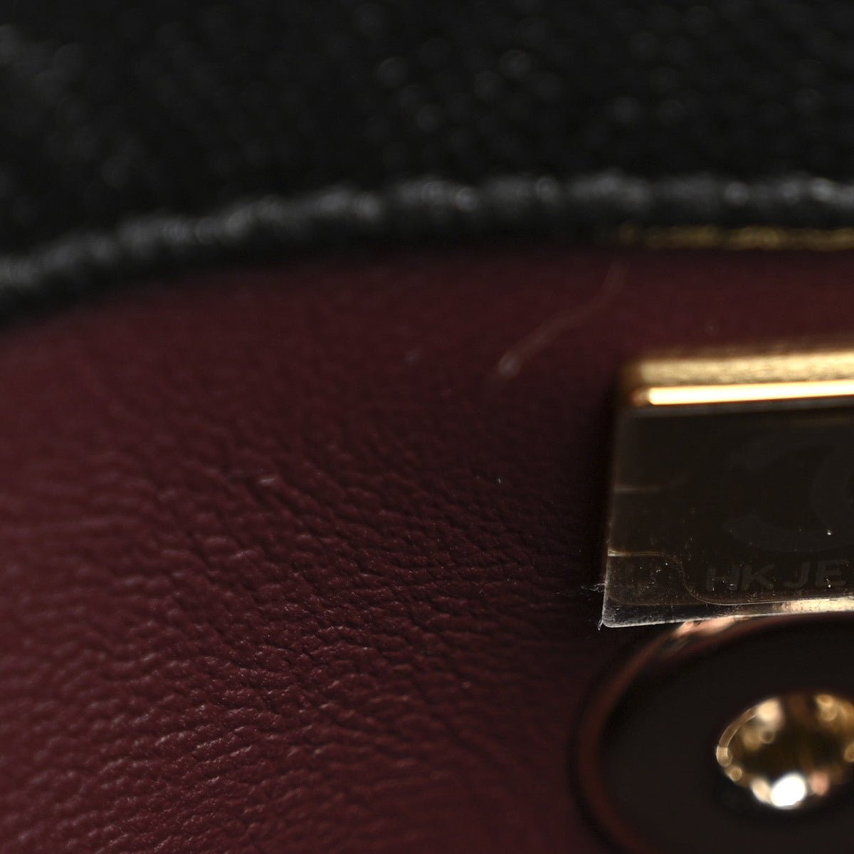 Caviar Quilted Mini Coco Handle Flap Black