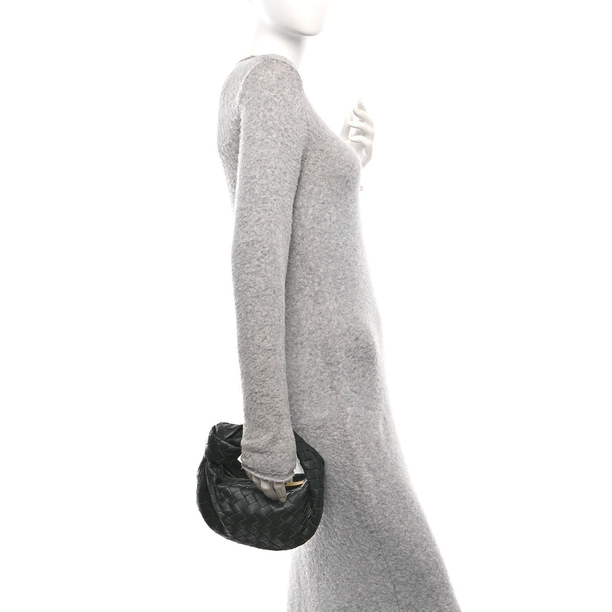 Nappa Intrecciato Mini Jodie Dark Moss