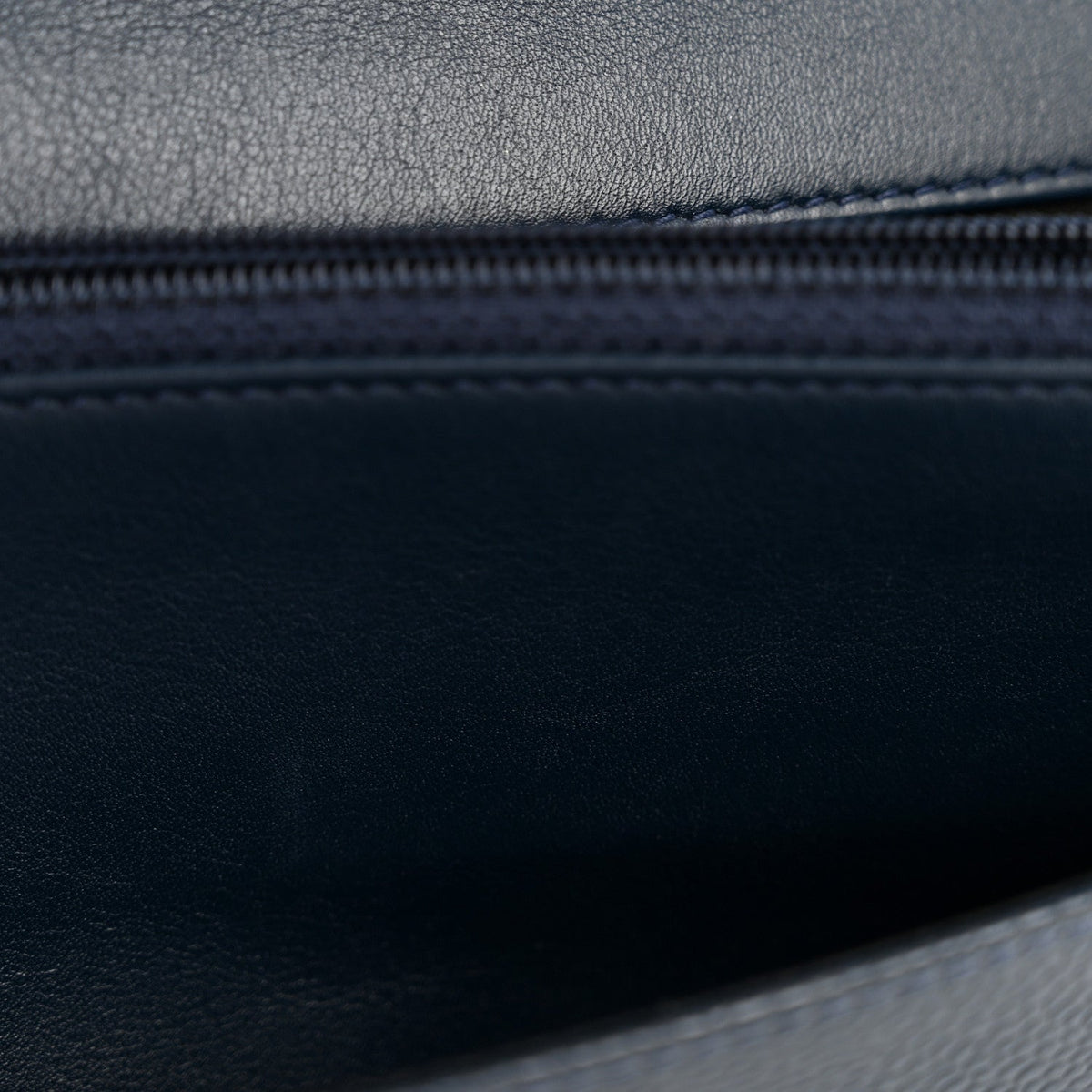 Caviar Timeless CC Wallet on Chain WOC Navy Blue