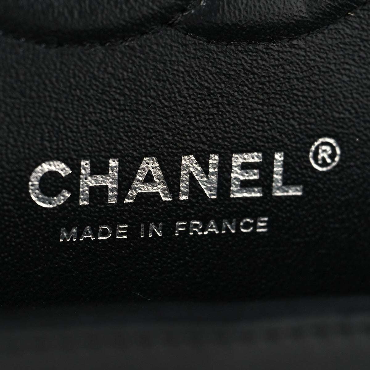 Lambskin Chevron Quilted Small Double Flap Black