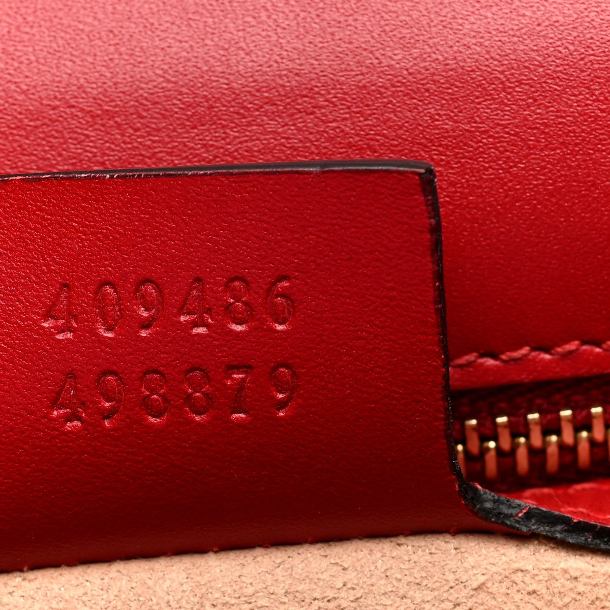 Guccissima Medium Padlock Shoulder Bag Hibiscus Red