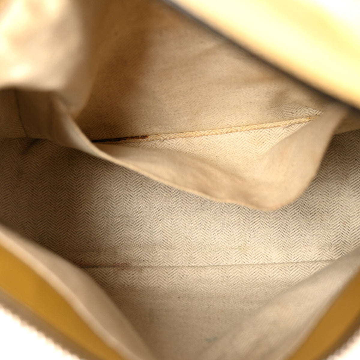 Grained Calfskin Small Puzzle Bag Ocre Yellow