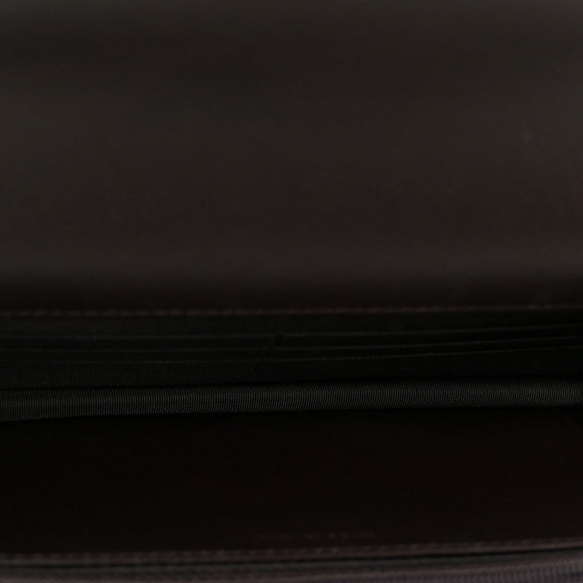 Lambskin Quilted Chanel 19 Wallet On Chain WOC Dark Brown