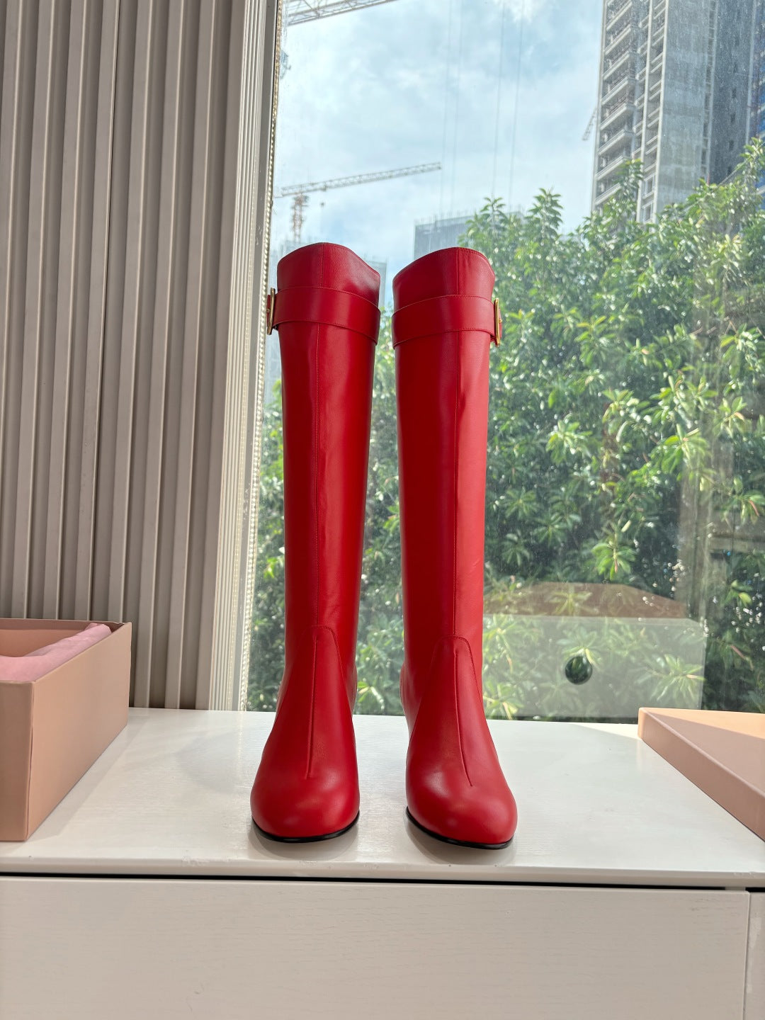 Miu Miu Chelsea Knee-High Boots – 25FW
