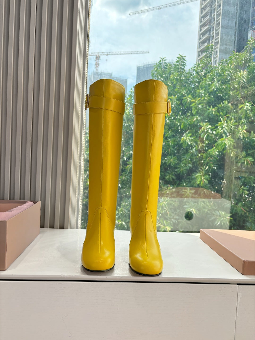 Miu Miu Chelsea Knee-High Boots – 25FW