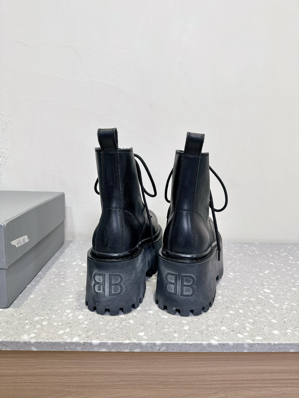 Balenciaga Platform Lace-Up Martin Boots – 25SS
