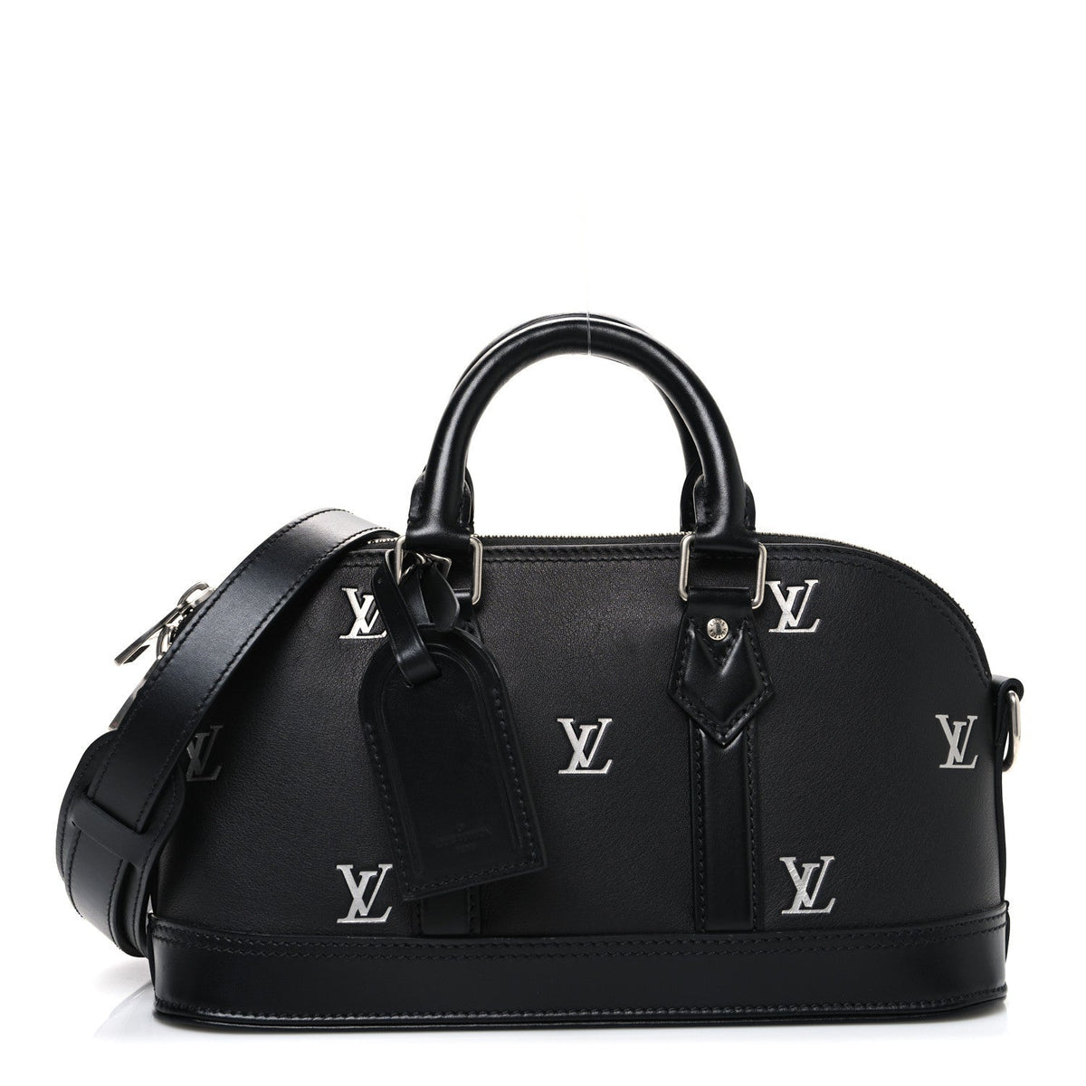 Blason Calfskin Monogram East West Alma Black