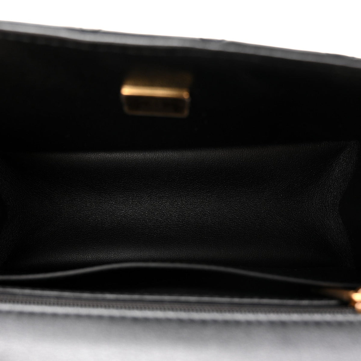 Calfskin Quilted 2.55 Reissue Mini Flap Black