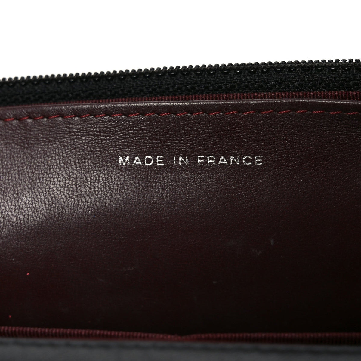 Lambskin Quilted Wallet On Chain WOC Black