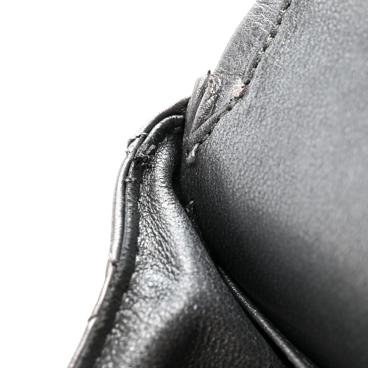 Metallic Aged Calfskin Quilted 2.55 Reissue 226 Flap Dark Silver