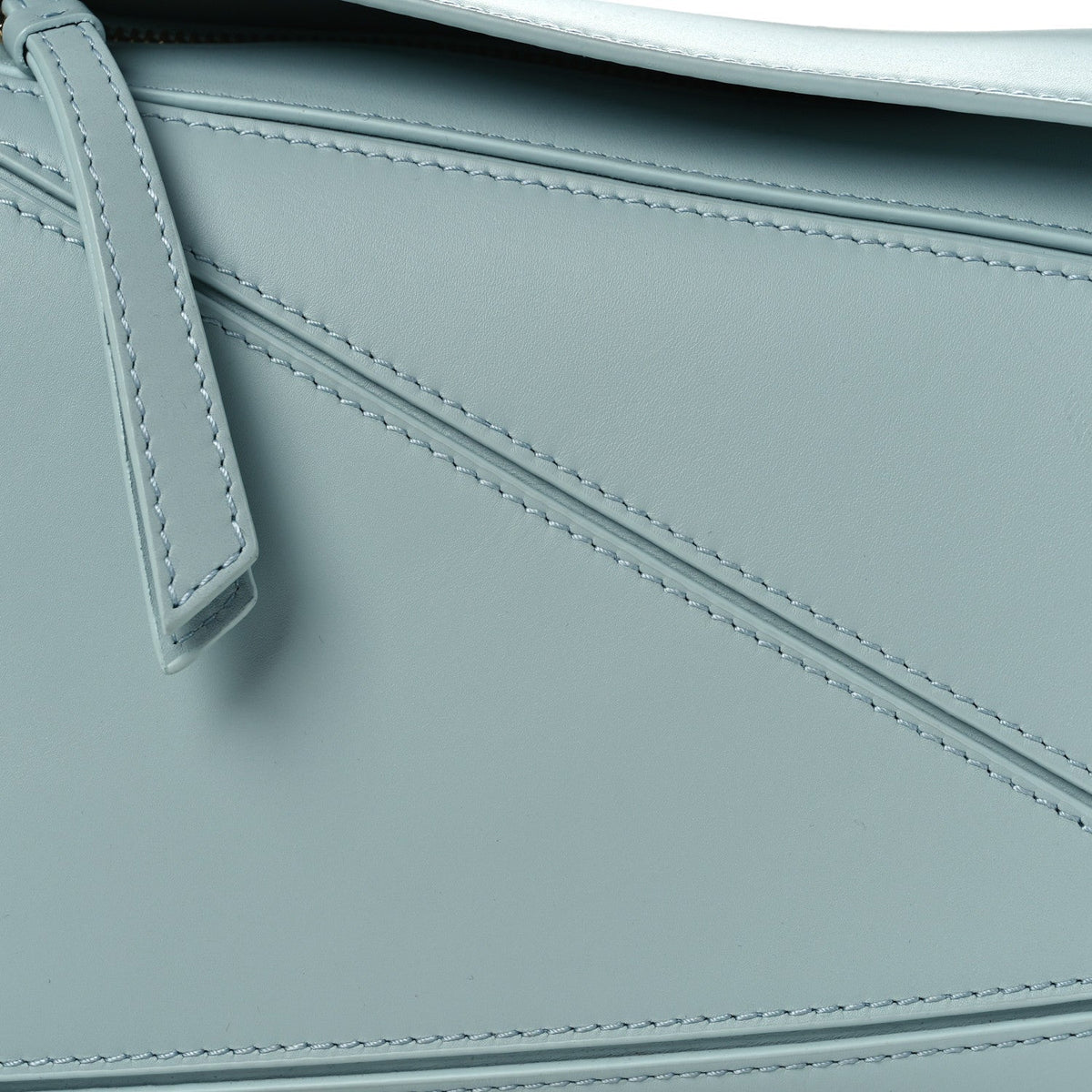 Calfskin Small Puzzle Bag Aquamarine