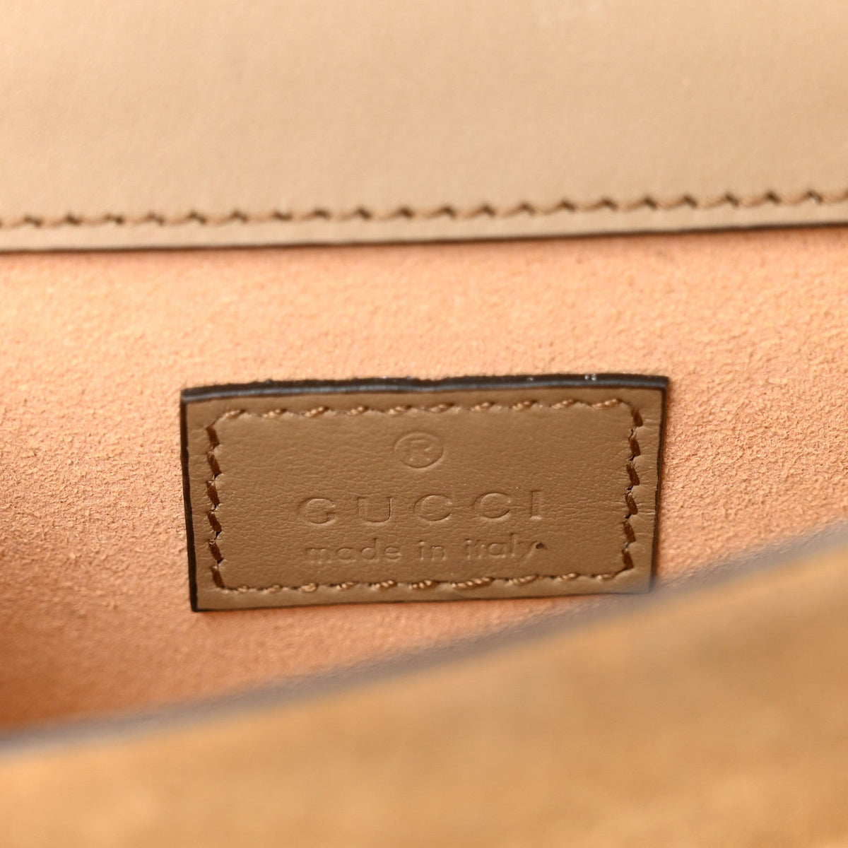 GG Supreme Monogram Super Mini Dionysus Shoulder Bag Taupe