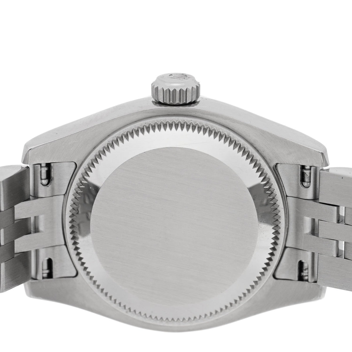 Stainless Steel 18K White Gold Diamond 26mm Oyster Perpetual Datejust Watch Black 179174