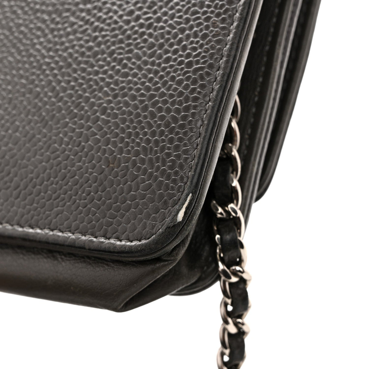 Caviar Timeless CC Wallet on Chain WOC Grey