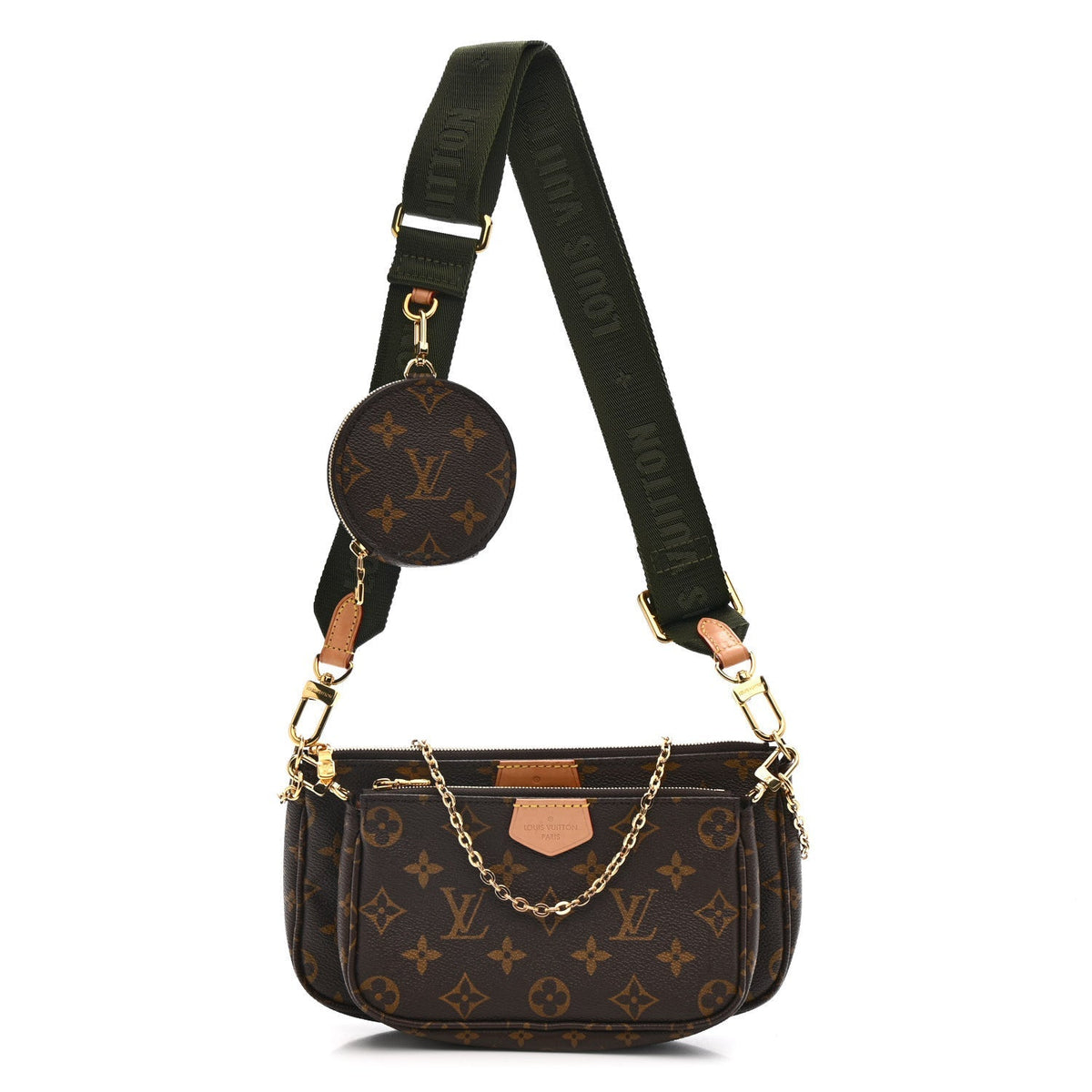 Monogram Multi Pochette Accessories Kaki