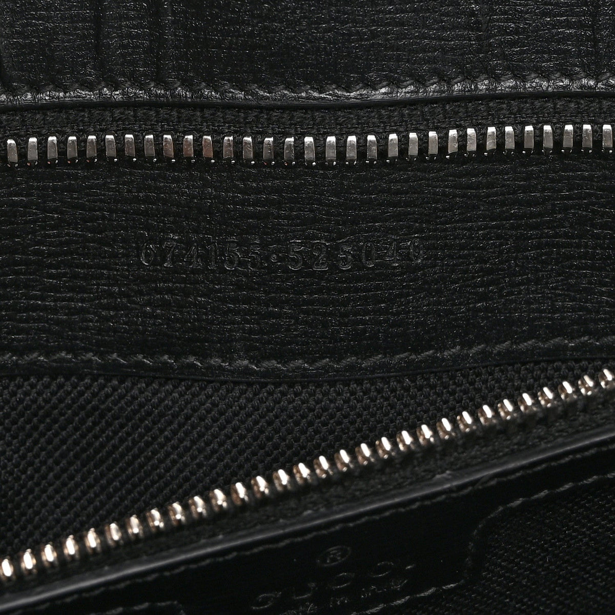 GG Supreme Monogram Azalea Calfskin Medium Retro Interlocking G Vertical Tote Bag Black