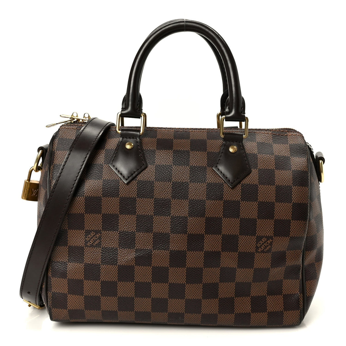 Damier Ebene Speedy Bandouliere 25