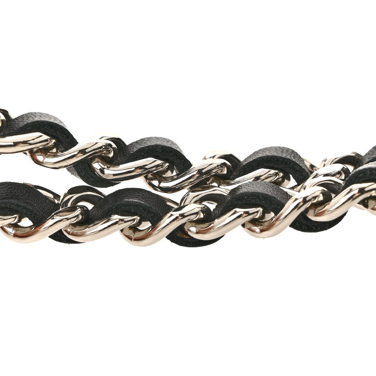 Patent Calfskin Quilted Reissue Wallet On Chain WOC So Black