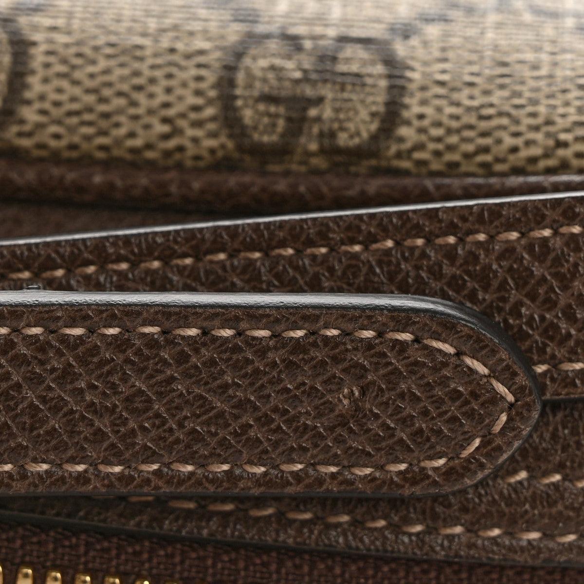GG Supreme Monogram Web Small Ophidia Shoulder Bag Brown