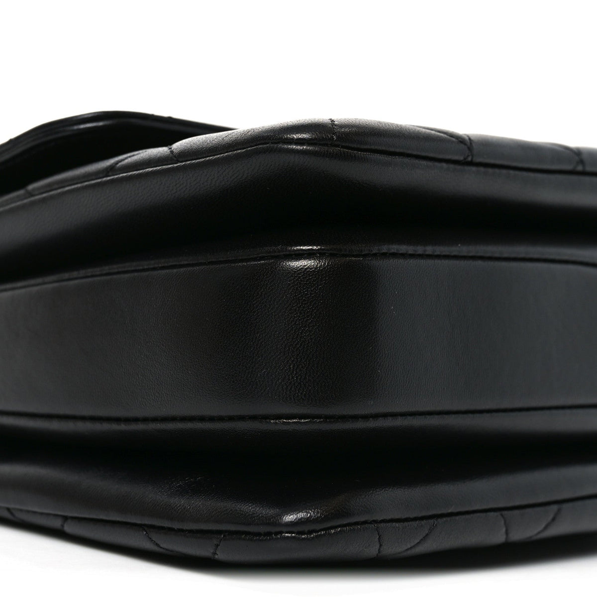 Lambskin Quilted Small Trendy CC Flap Dual Handle Bag Black