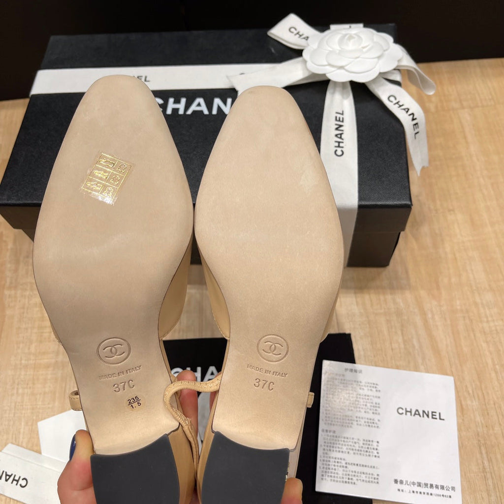 Chanel Classic Slingback Heels