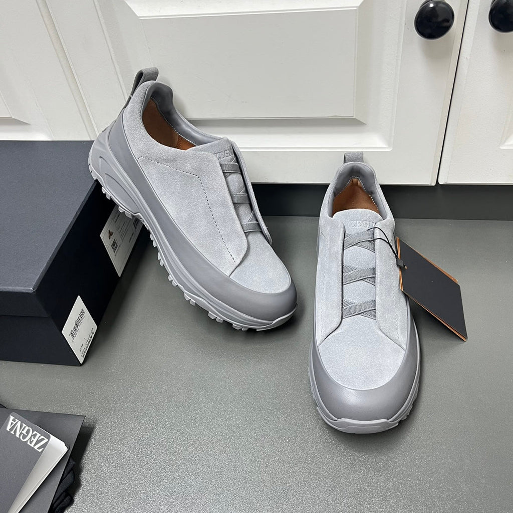 Zegna Triple Stitch™ Monte Suede Loafers – 2024 Collection