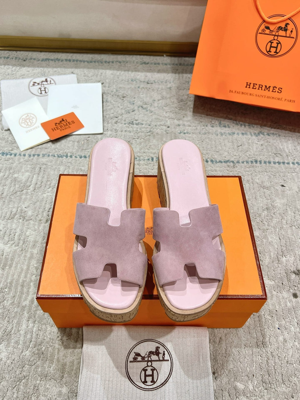 Hermès Wedge Sandals – 2024 Spring/Summer Collection
