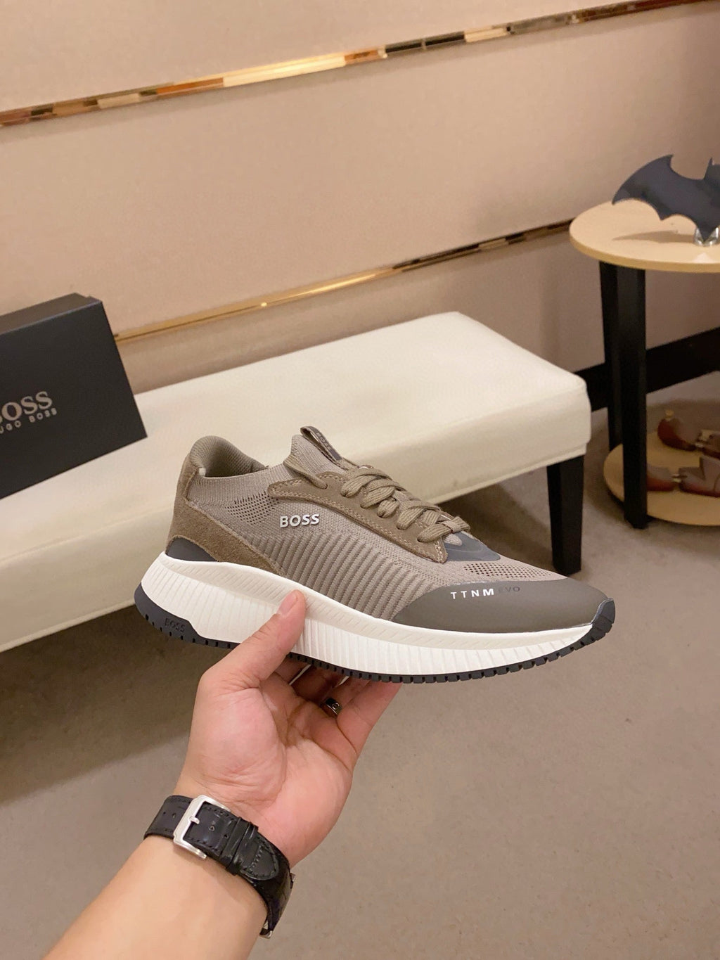 Boss Latest Casual Fly-Knit Sneakers
