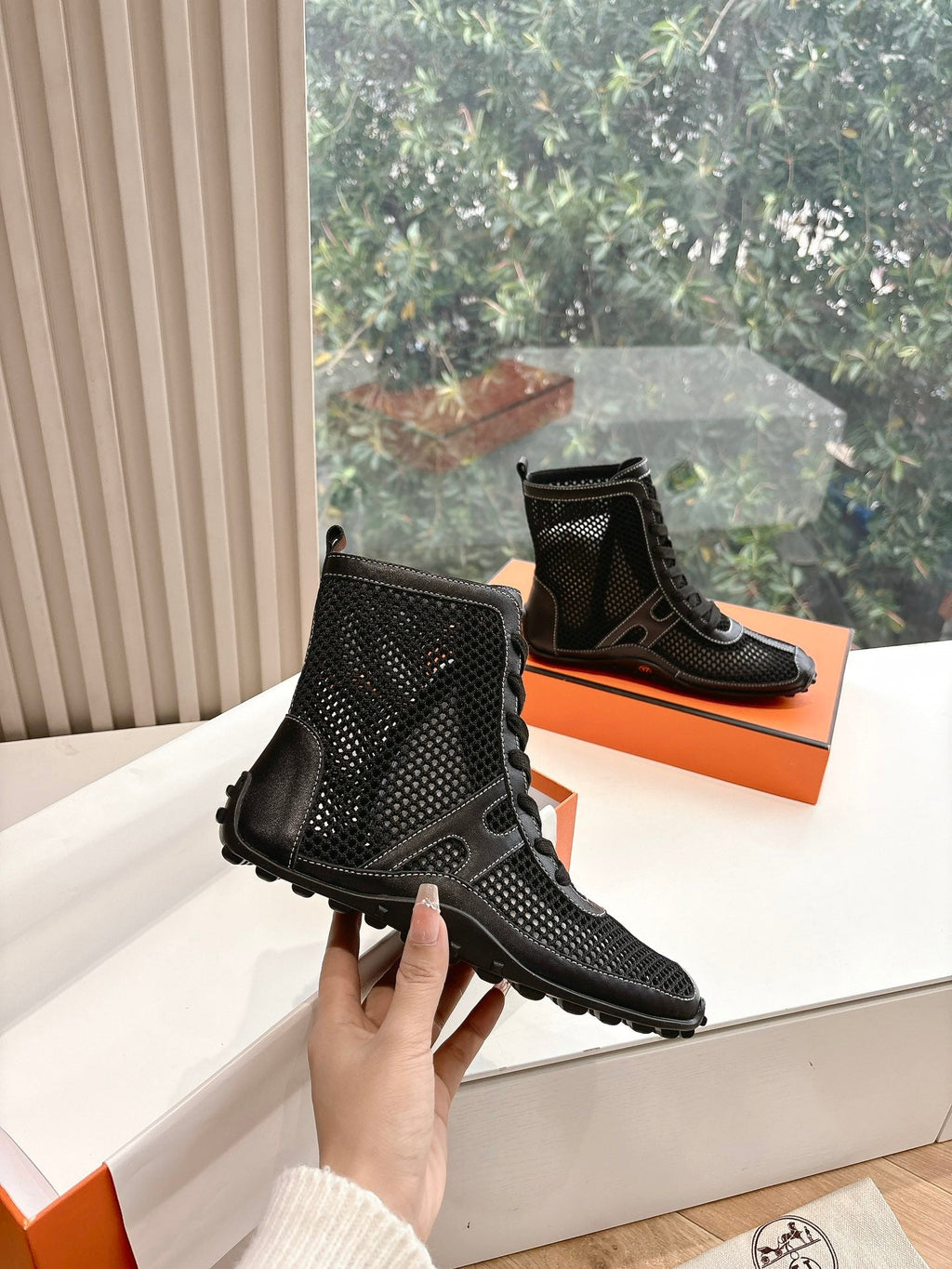 Hermès Bouncing Mesh Sneakers