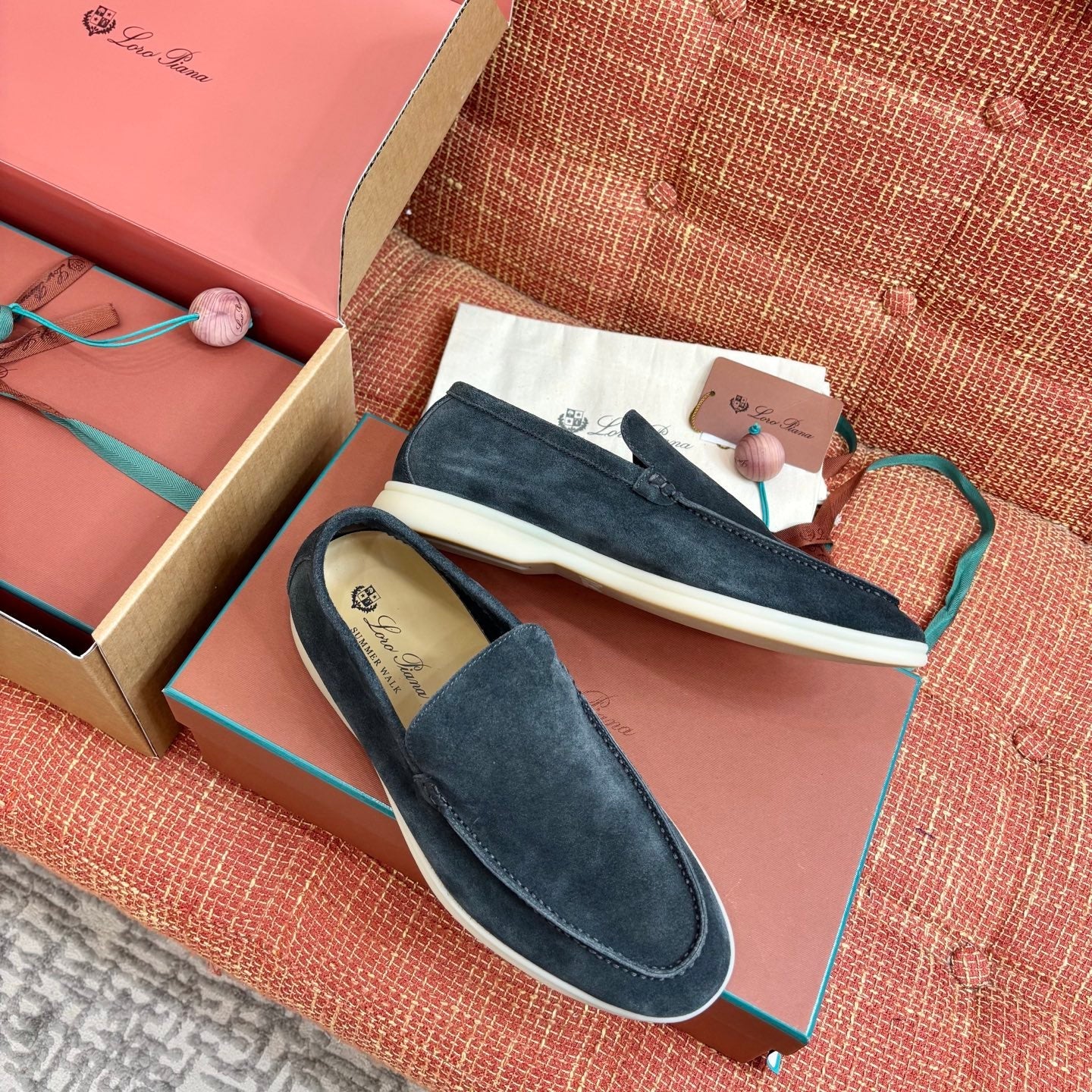 Loro Piana Suede Loafers