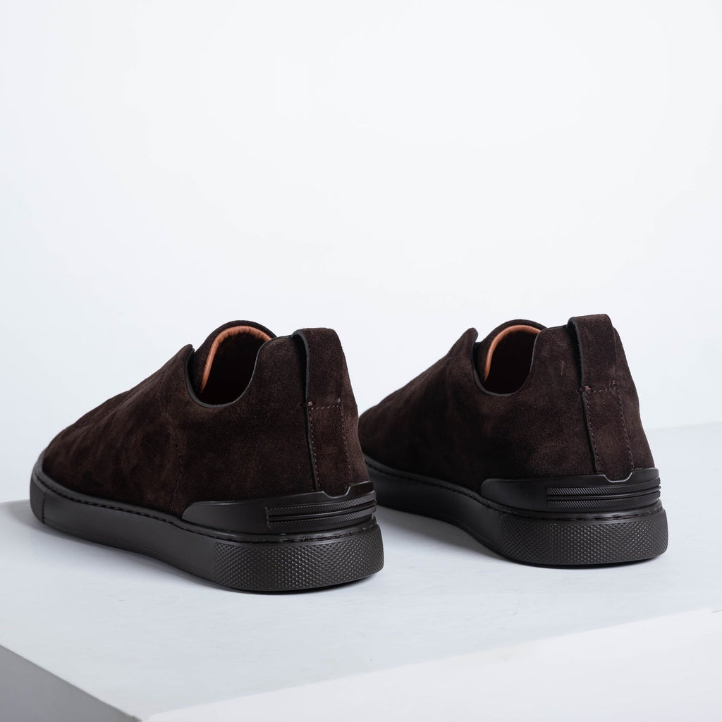 Zegna SECONDSKIN Triple Stitch Low-Top Sneakers