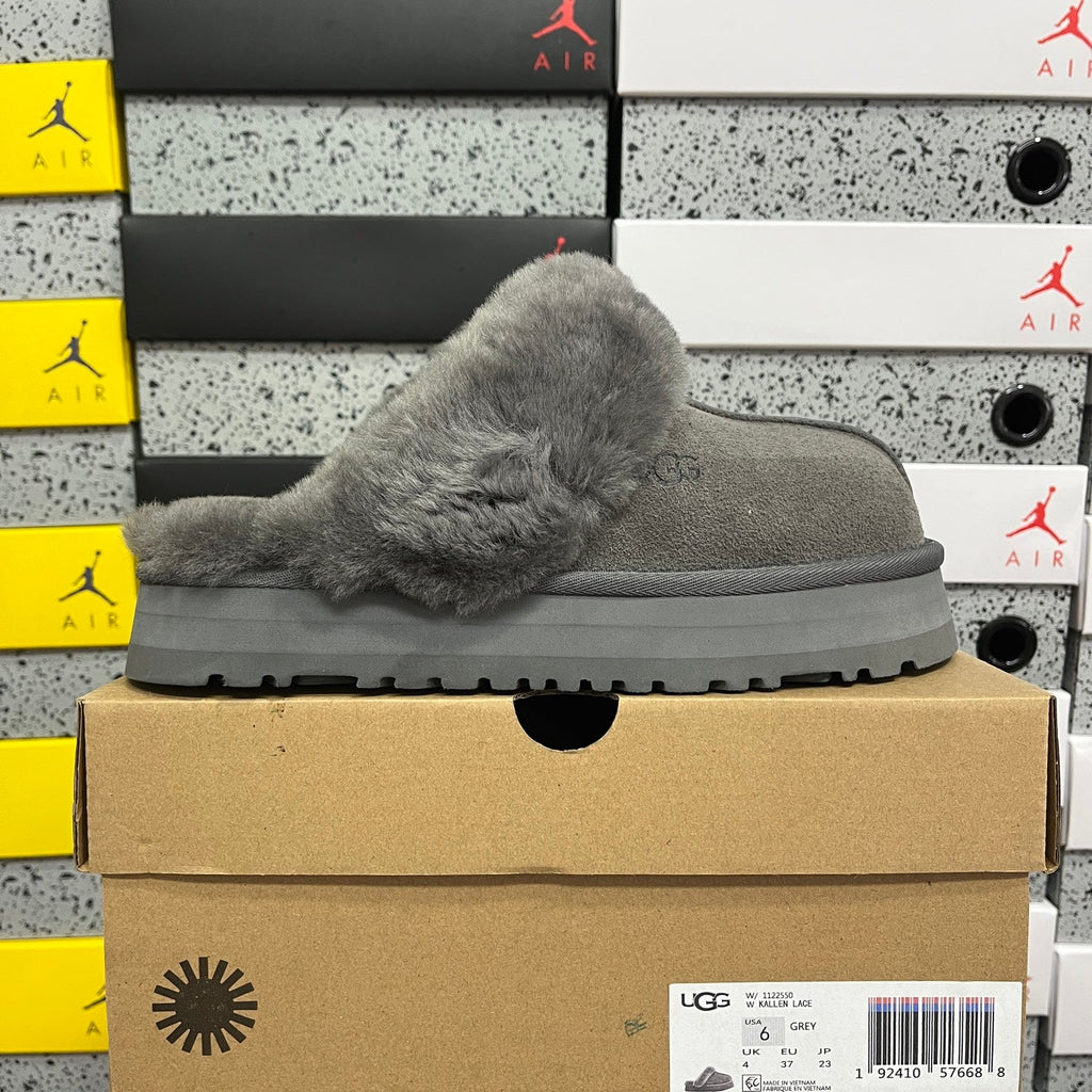 UGG Thick-Soled Low-Cut Fur Snow Boots