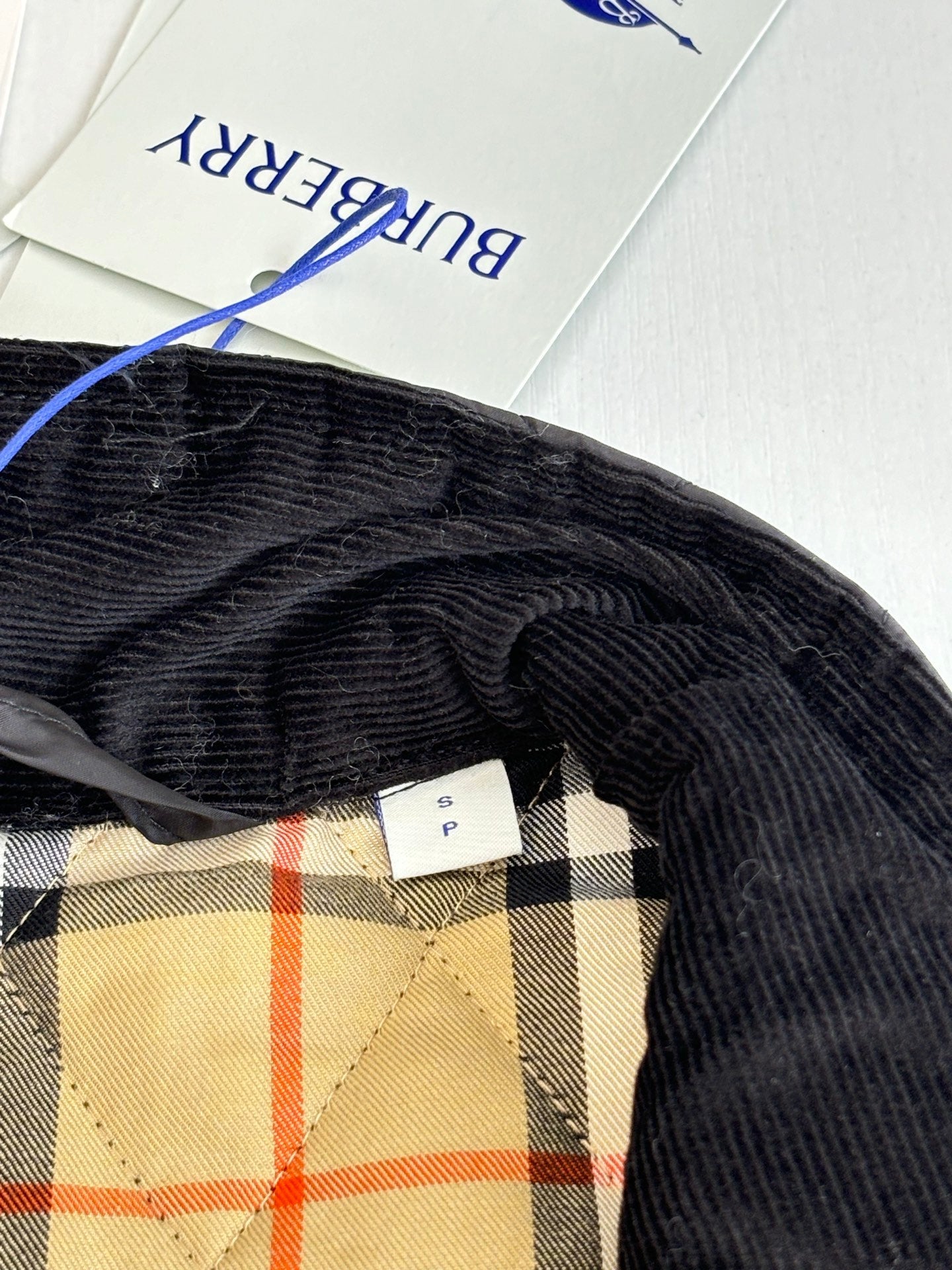 Burberry Diamond Quilted Stand Collar Nylon Jacket