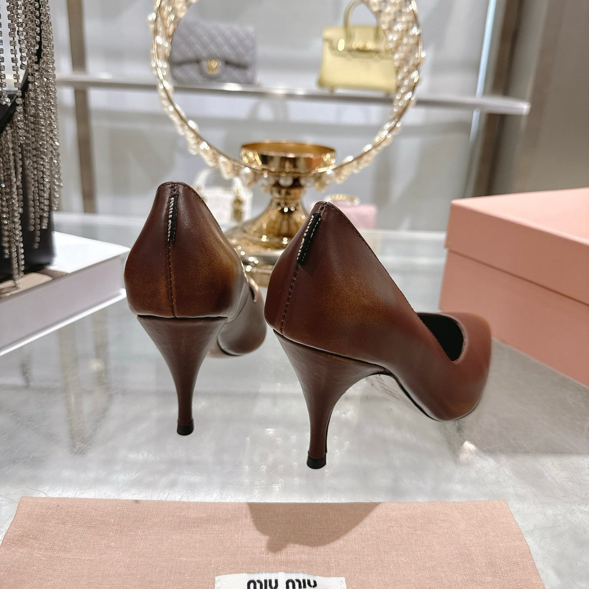 Miu Miu Pointed Toe Classic Pumps – Spring 2026 Collection