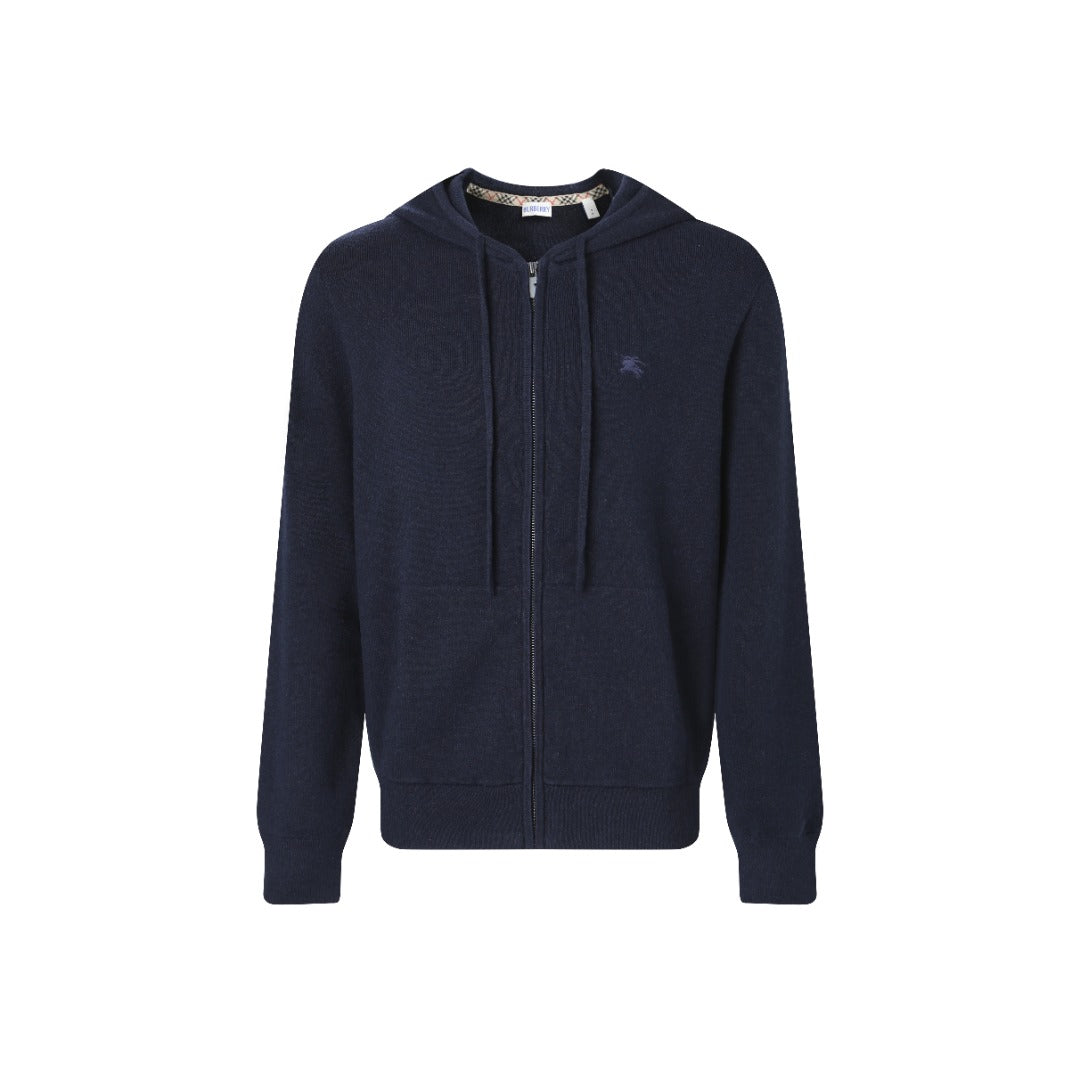 Burberry Embroidered Zip Cardigan
