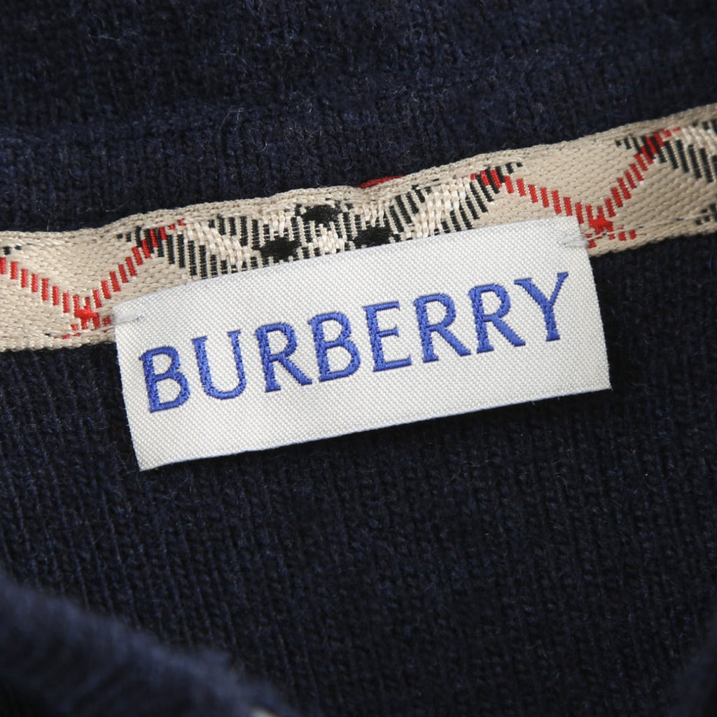 Burberry Embroidered Zip Cardigan
