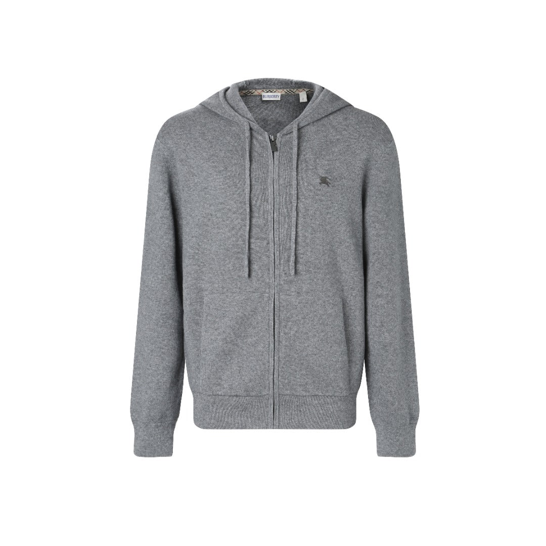 Burberry Embroidered Zip Cardigan